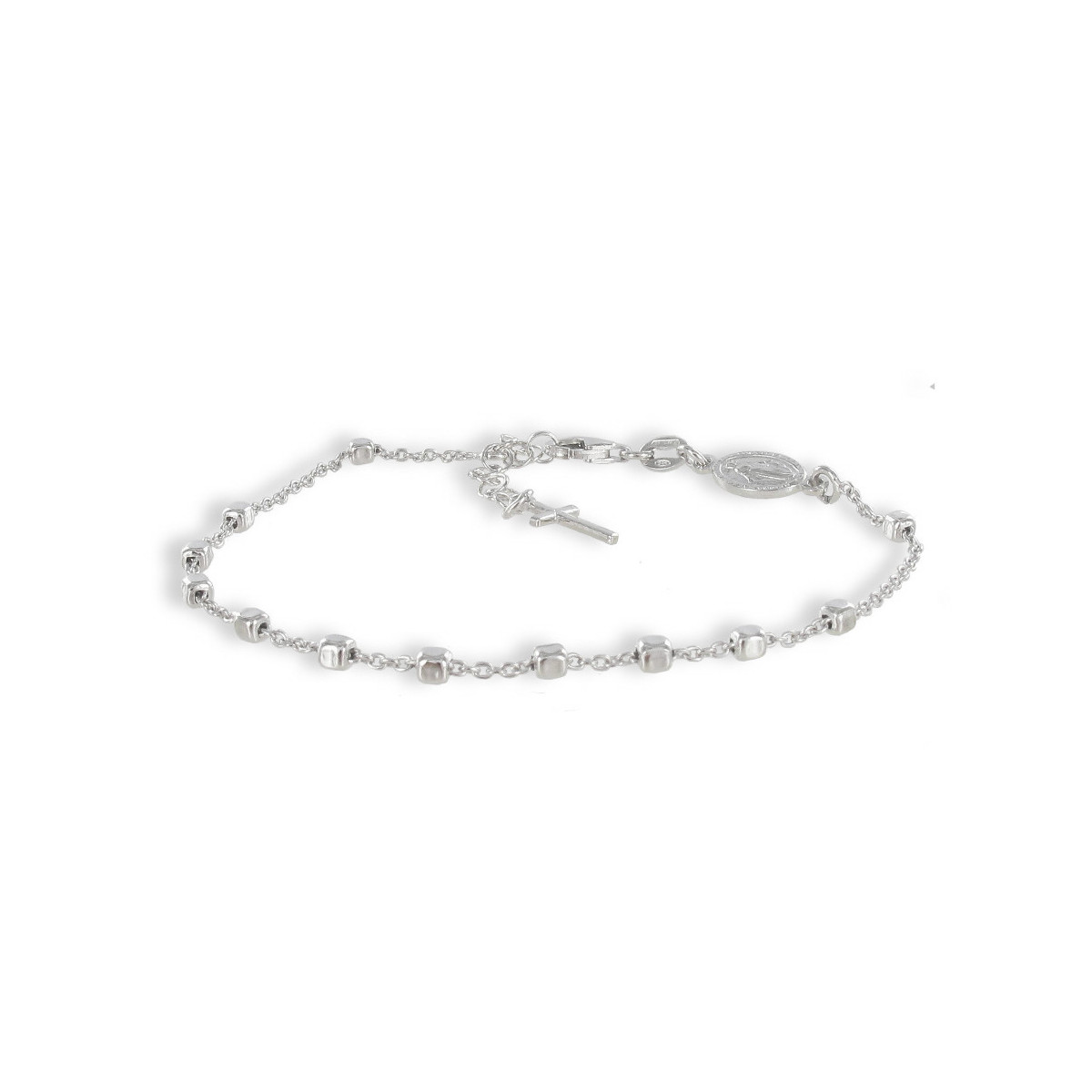 ROSARIO DE PULSERA PLATA