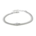PULSERA DOBLE CON CRUZ