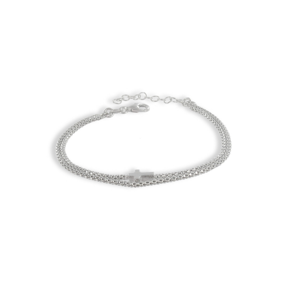PULSERA DOBLE CON CRUZ