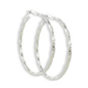 AROS PLATA TORNEADOS BRILLO 4 CM X 2 MM