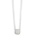 COLLAR CORTO CON AGATA BLANCA