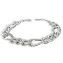 PULSERA VOLUMEN HUECA PLATA