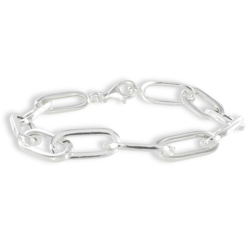 PULSERA ARGOLLAS PLATA