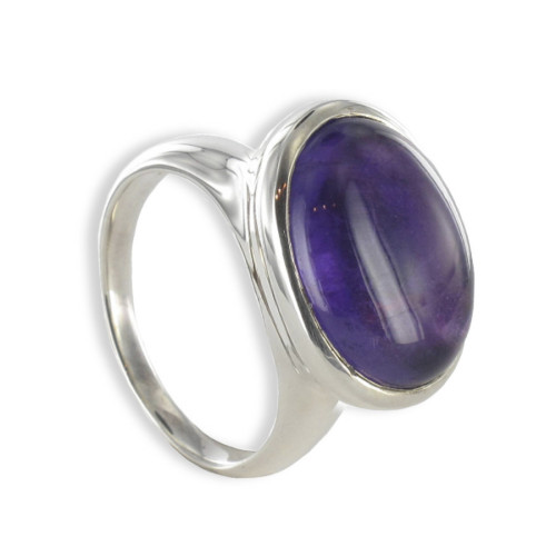 ANILLO CON AMATISTA