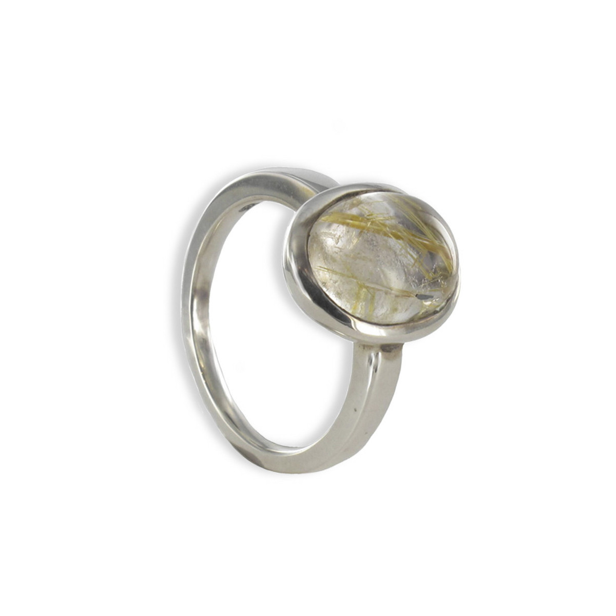 ANILLO CON CUARZO RUTILO