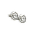 PENDIENTES OLA DE SURF DE PLATA