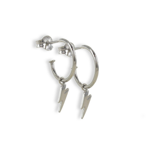 AROS DE PLATA CON RAYOS