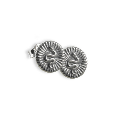PENDIENTES DE BOTÓN SERPIENTE