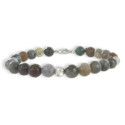 PULSERA JASPE Y PLATA
