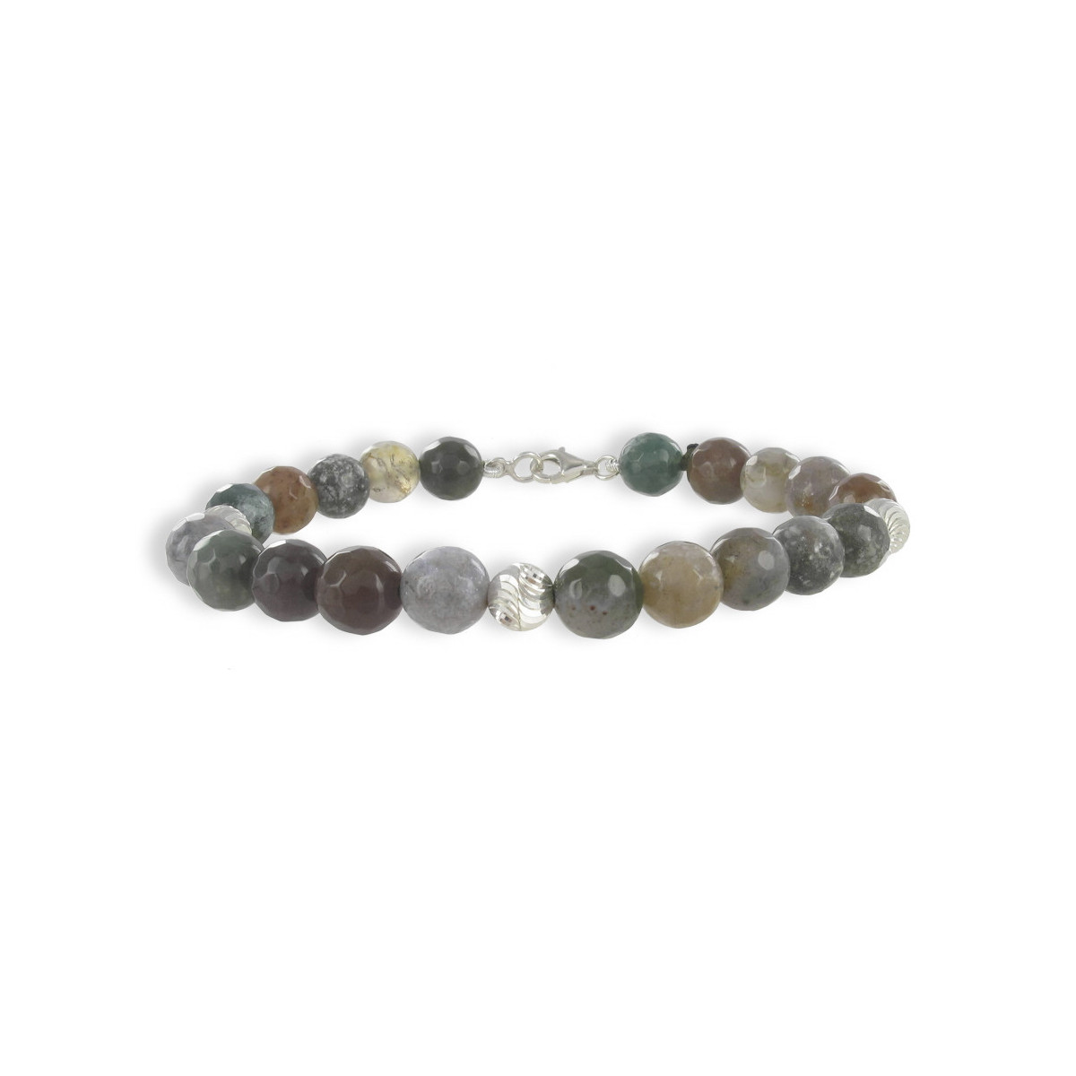 PULSERA JASPE Y PLATA