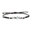 PULSERA MACRAMÉ CON 5 PIEDRAS NATURALES