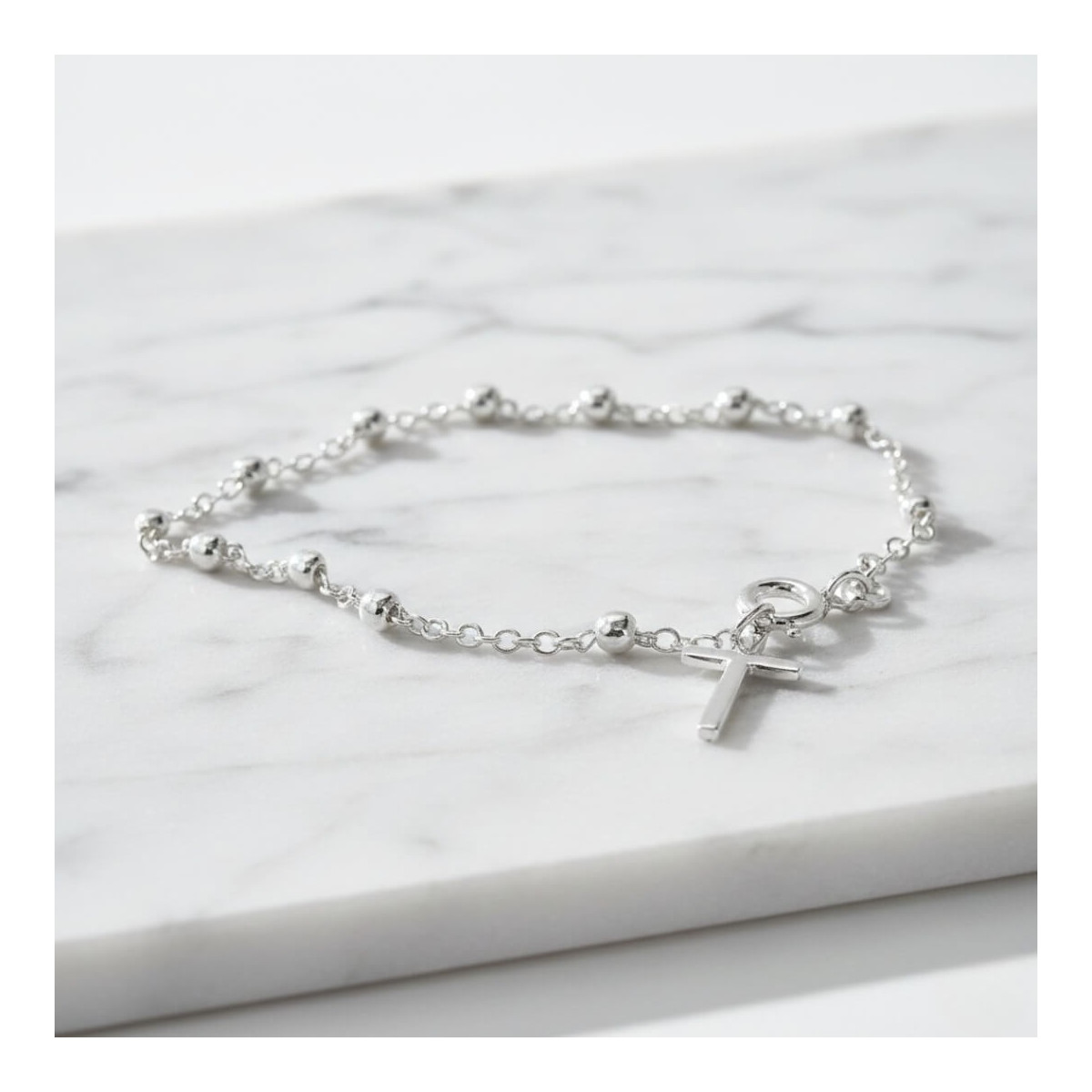 PULSERA ROSARIO BOLITAS